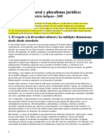 3 - Silvina Ramírez - Diversidad Cultural y Pluralismo Jurídico