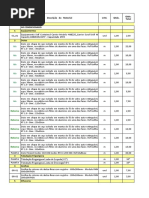 Tabela - Padrão - Lista de Equipamento e Material - Ar Condicionado - Auditório