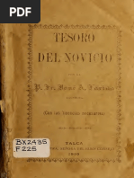 Tesoro Del Novicio. - R. P. Fr. José A. Fariña