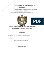 Universidad Nacional de San Cristobal de Huamanga Facultad de Ingenieria Quimica Y Metalurgia Escuela de Post Grado Maestria en Ingenieria Ambiental