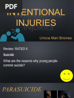 Intentional Injuries