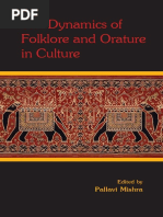 The Dynamics of Folklore and Orature in Culture - Pallavi Mishra (Ed.)