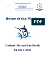 Mes Student Handbook Sy 21-22