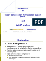 Refrigeration and Air Conditioning - ECII - Module 4 - Jan - May - 2021