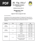 Diagnostic Test 21-22