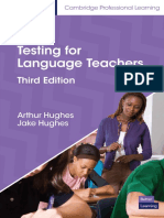 (Third Edition) Testing For Language Teachers (2020) - SAMPLE