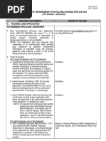 HLF727 Checklist Requirements