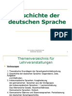 Einführung in Die Geschichte Des Deutschen