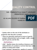 Quality Assurance Seminar