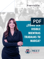 ¿Cómo Ser Visible Mientras Trabajas Tu Marca?: #Servisible