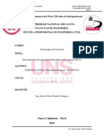 Propiedades Principales Del Concreto Fresco y Ensayo de Exudación