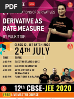 AOD 1 (Derivative As Rate Measure Approximations and Errors)