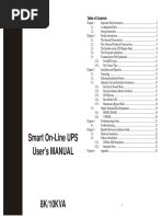 Smart On-Line UPS User's MANUAL