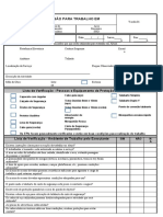 Permissao para Trabalho em Altura