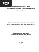 O Mapeamento Dos Efeitos Da Pratica de Qi Gong Baduànjîn em Jovens Adultos Saudáveis Autor Carla Cristina Ramos Pontes