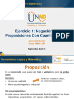 Negacion de Proposiciones Con Cuantificadores