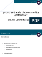 ¿Cómo Se Trata La Diabetes Mellitus Gestacional?: Dra. Ixel Lorena Ruíz Cabrera