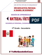 1° Sec DPCC Sesión de Clase 15 Plataforma Virtual