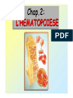 Hématopoèse Chap2