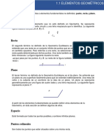 1.1 Elementos Geométricos