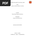 Origen Del Conflicto Armado en Colombia Agamez