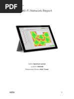 Ekahau OneClick Report