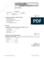 Introduction Unit Short Test 2A: Grammar