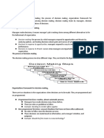 Unit 7 Decision Making