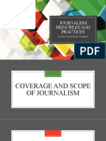 Journalism Principles and Practices