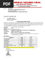 Coal Orbis Trading GMBH: Full Corporate Offer (FCO)