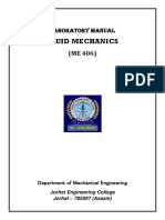 Fluid Mechanics: Laboratory Manual