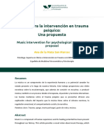 Musica para La Intervencion en Trauma Psiquico