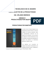 4.-Productividad Por Objetivos