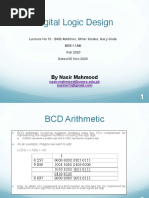 10 DLD Lec 10 BCD Arithmetics, Gray Code Dated 05 Nov 2020 Lecture Slides