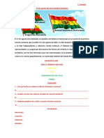 17 de Agosto Día de La Bandera Boliviana