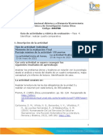 Guia de Actividades y Rúbrica de Evaluación - Fase 4 - Identificar - Realizar Cuadro Comparativo