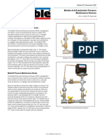 Models A & B Automatic Pressure Maintenance Devices