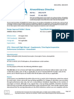 Airworthiness Directive: Design Approval Holder's Name: Type/Model Designation(s)