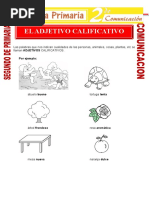 Adjetivo Calificativo para Segundo de Primaria