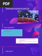 Inmunosenescencia