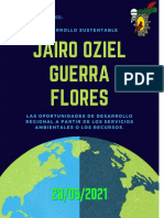 Las Oportunidades de Desarrollo Regional A Partir de Los Servicios Ambientales o Los Recursos