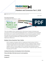 MCQ in System of Numbers and Conversion Part 2 ECE Board Exam