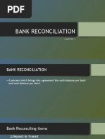 Chapter 2 Bank Reconciliation