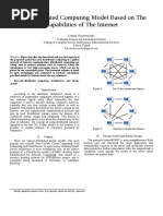 The Distributed Computing Model Based On The Capabilities of The Internet