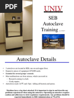 SEB Autoclave Training