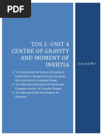 TOS 1 Unit 4 Centre of Gravity and Moment of Inertia