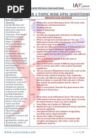 Zoology Paper 1 Topic Wise Upsc Questions: Syllabus Non-Chordata and Chordata