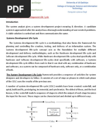 Lecture No: 3 System Development Life Cycle: Computer Science Dept