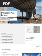 Design of PSC Bridge: Prestressed (Post-Tensioned) Reinforced Concrete