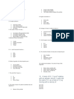 MCQ System of Particles Test